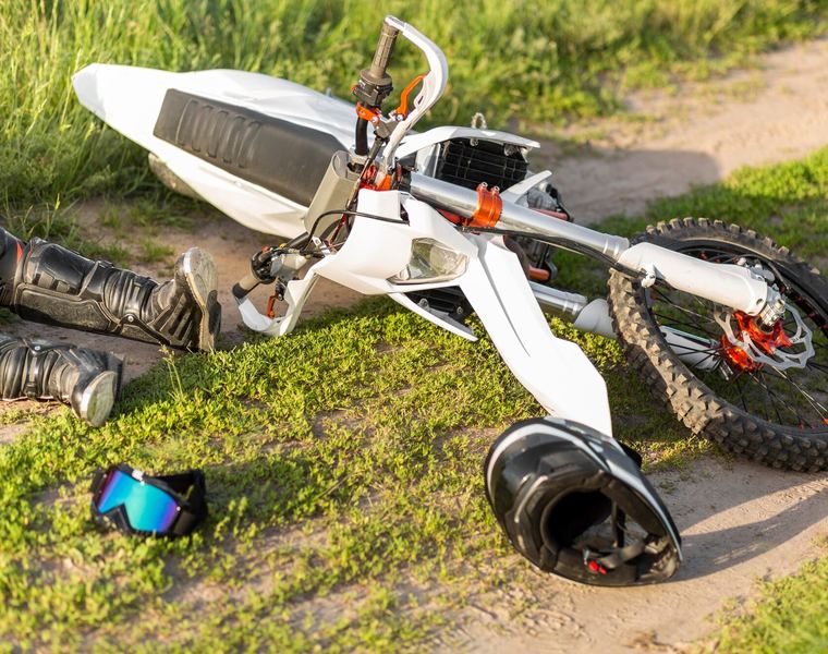 Motorcycle accident representation